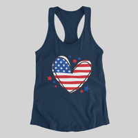 Load image into Gallery viewer, American Flag Heart
