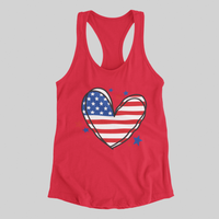 Load image into Gallery viewer, American Flag Heart
