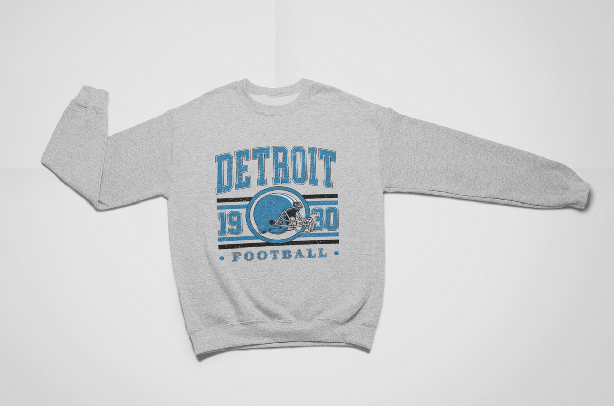 DETROIT LIONS distressed logo