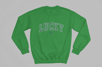 Load image into Gallery viewer, Embroidered LUCKY Crewneck
