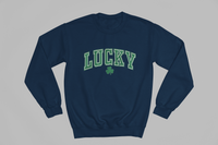 Load image into Gallery viewer, Embroidered LUCKY Crewneck
