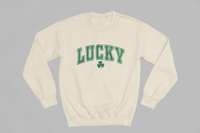 Load image into Gallery viewer, Embroidered LUCKY Crewneck
