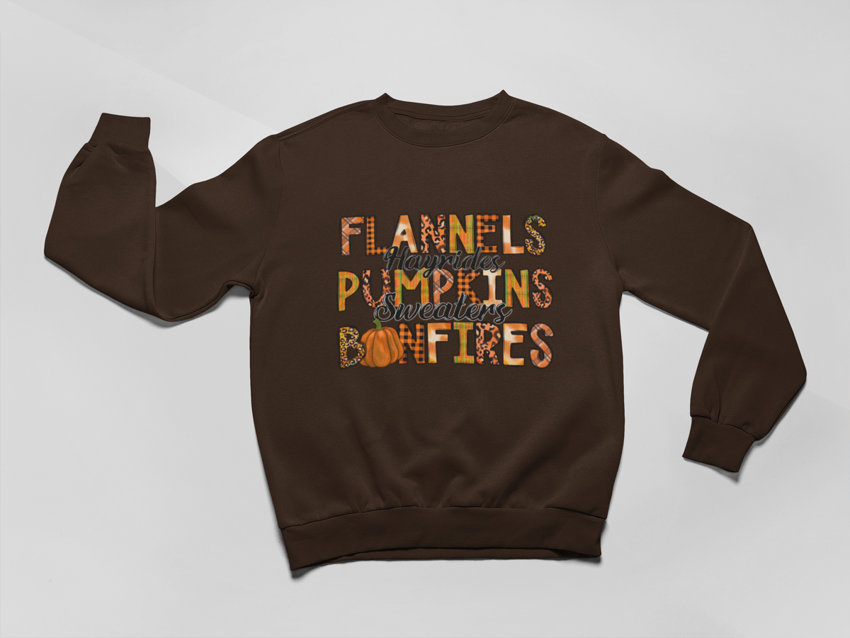 Flannels Pumpkins & Bonfires