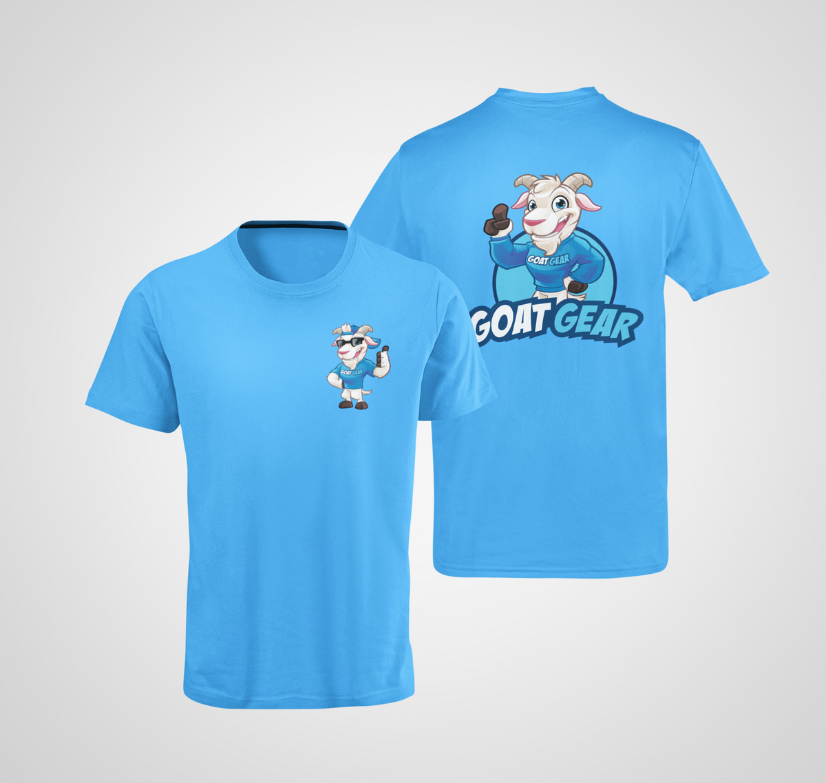 GOAT GEAR Blue- Front & Back