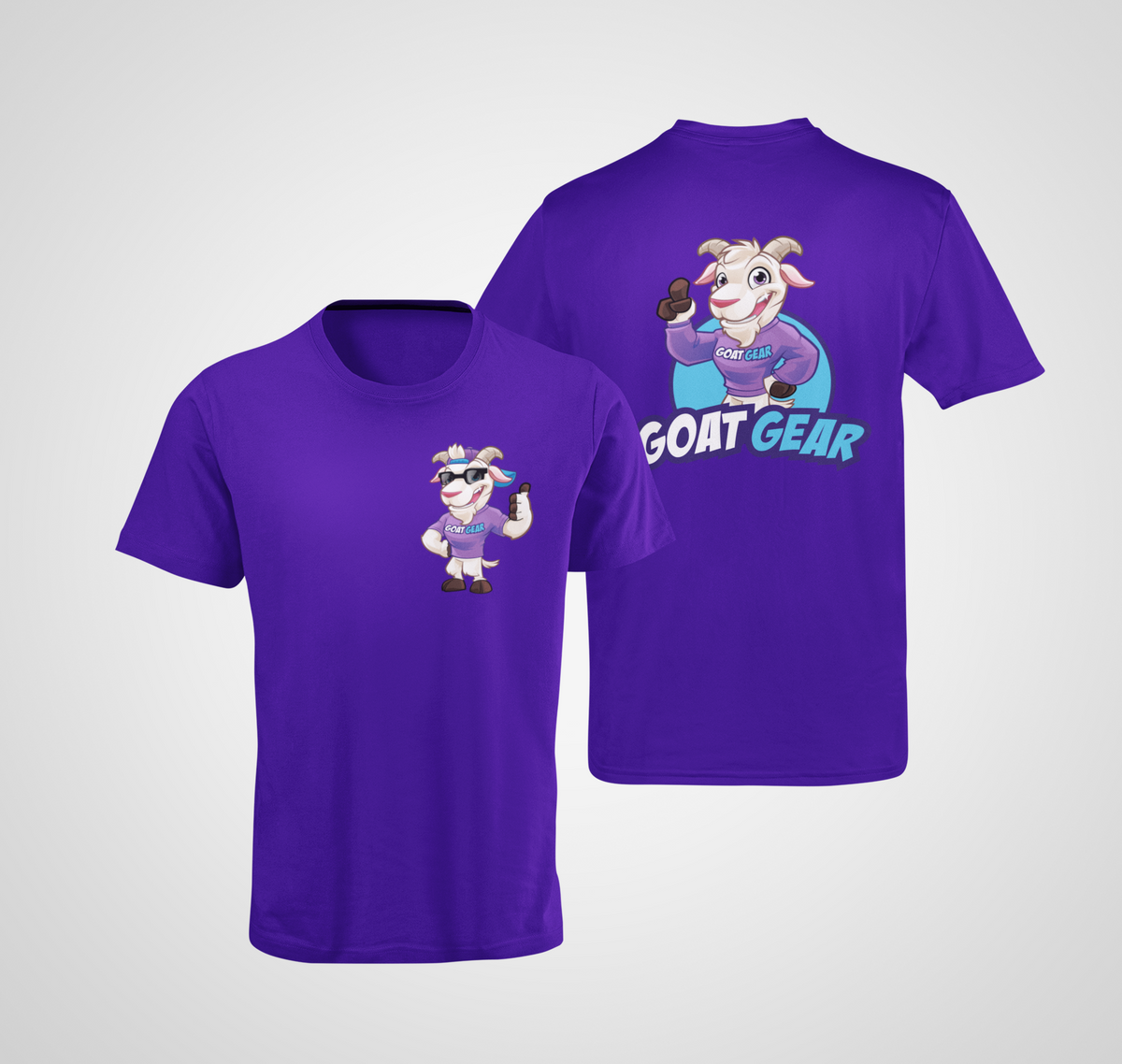 GOAT GEAR Purple- Front & Back