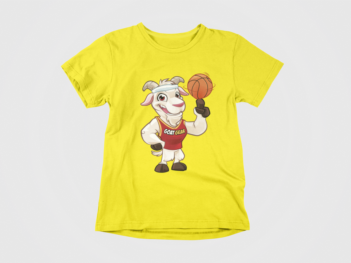 GOAT GEAR Basketball- Red & Gold Goat