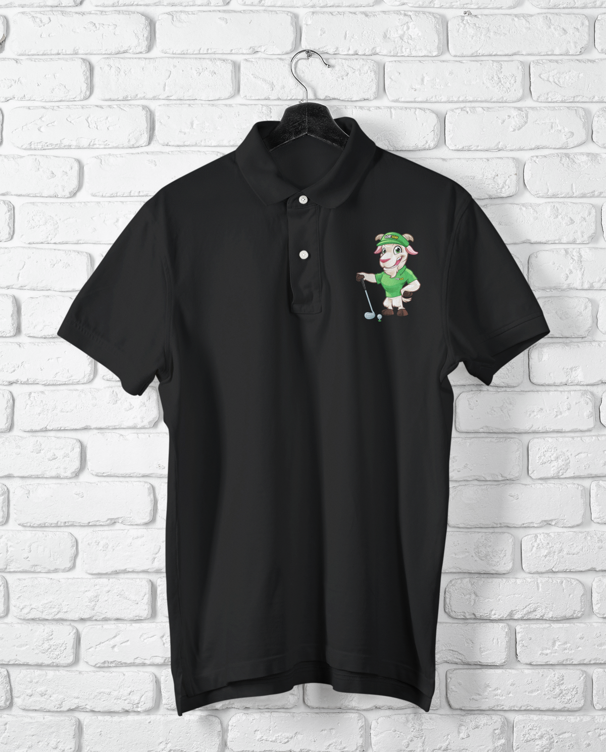 GOAT GEAR Polo GOLF Green Goat