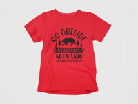 Load image into Gallery viewer, Go Outside Worst Case Scenario A Bear Kills You
