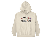 Load image into Gallery viewer, Creepy Guys with Balloons Hoodie
