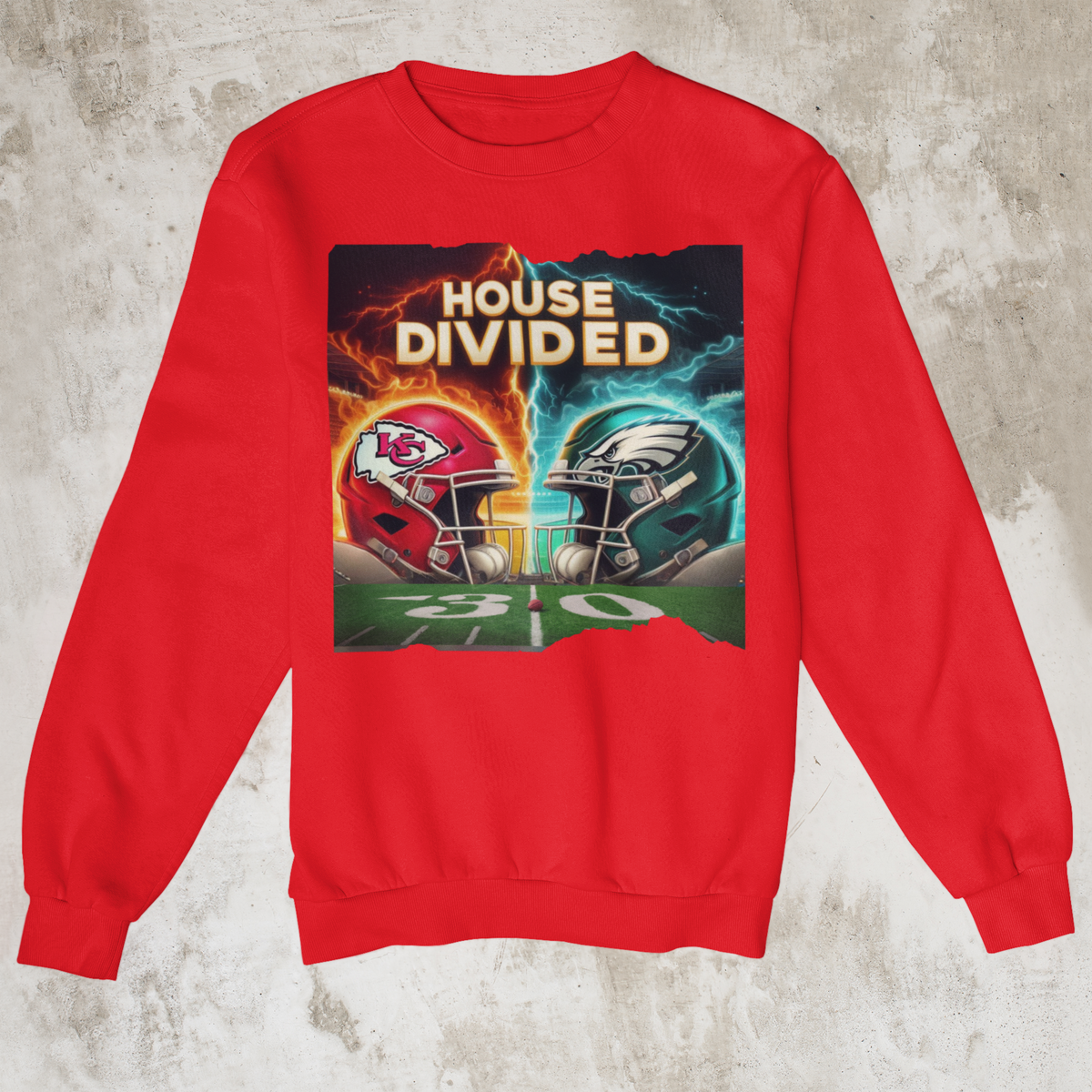 HOUSE DIVIDED- Chiefs & Eagles