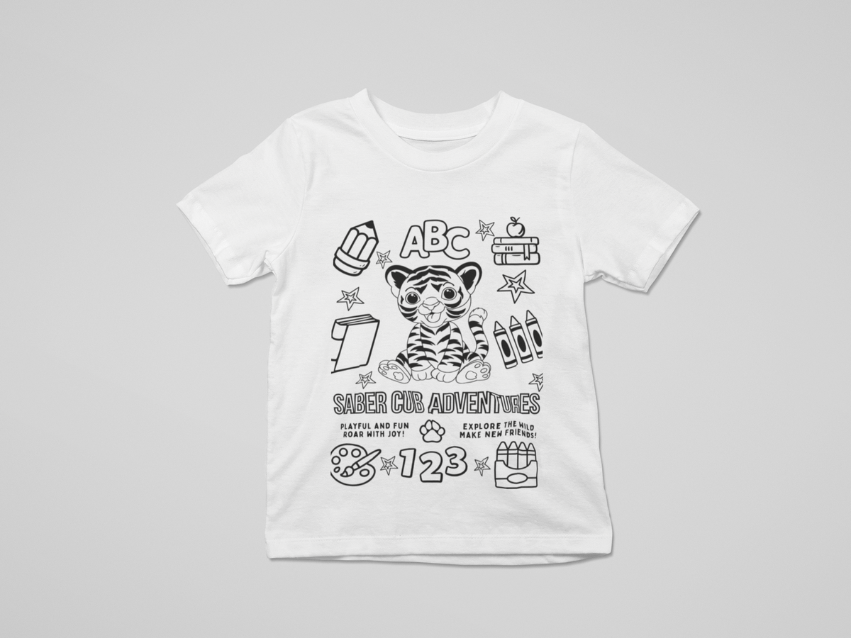 SABER CUB ADVENTURES- Toddler Shirt