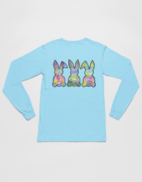 Load image into Gallery viewer, Tie Dye Easter Bunnies Long Sleeve
