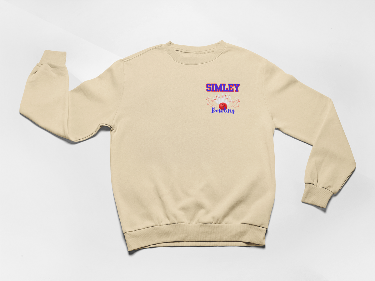 Simley Bowling Crewneck-Small Logo