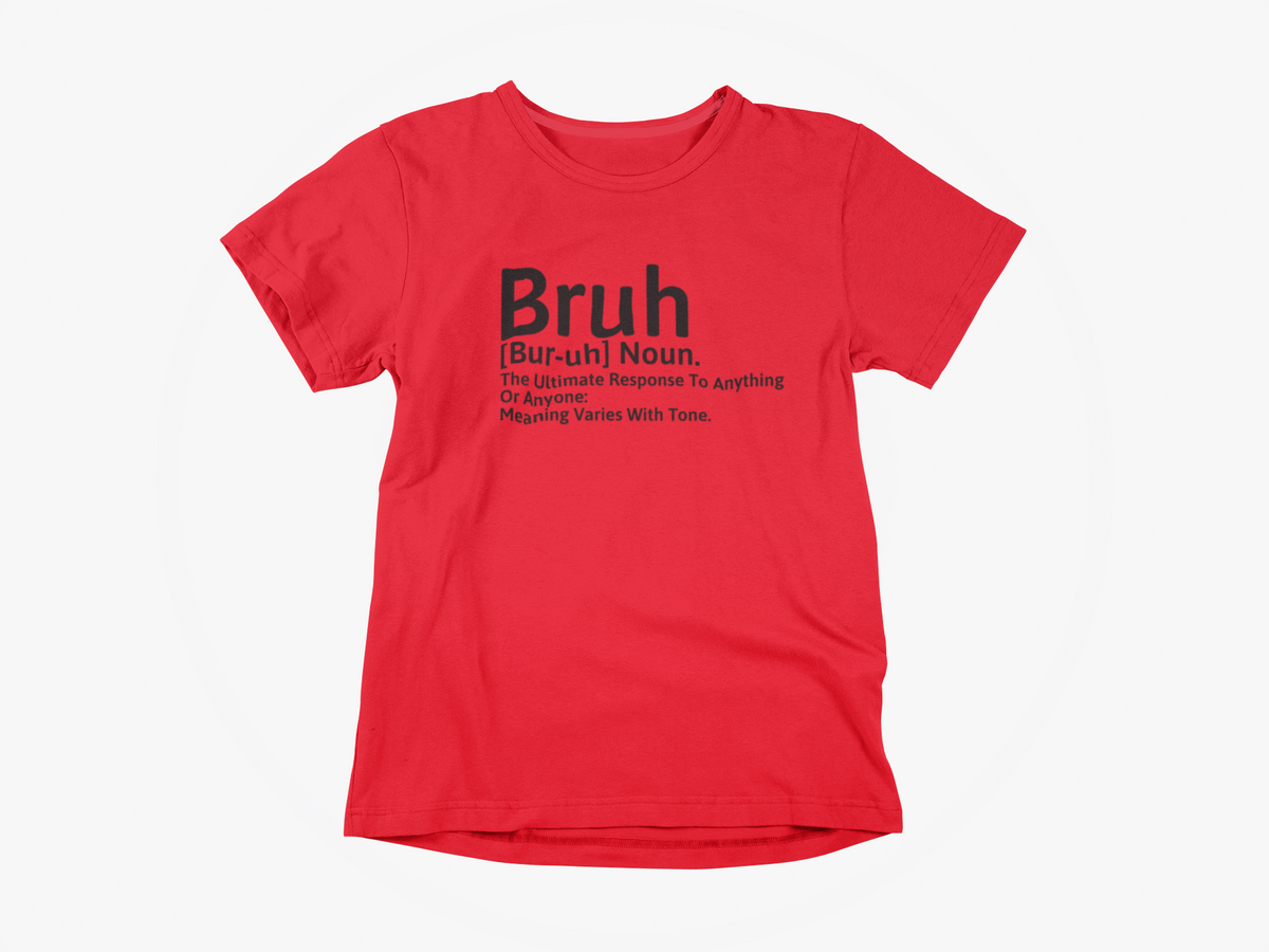 Bruh (Bur-uh) Noun.