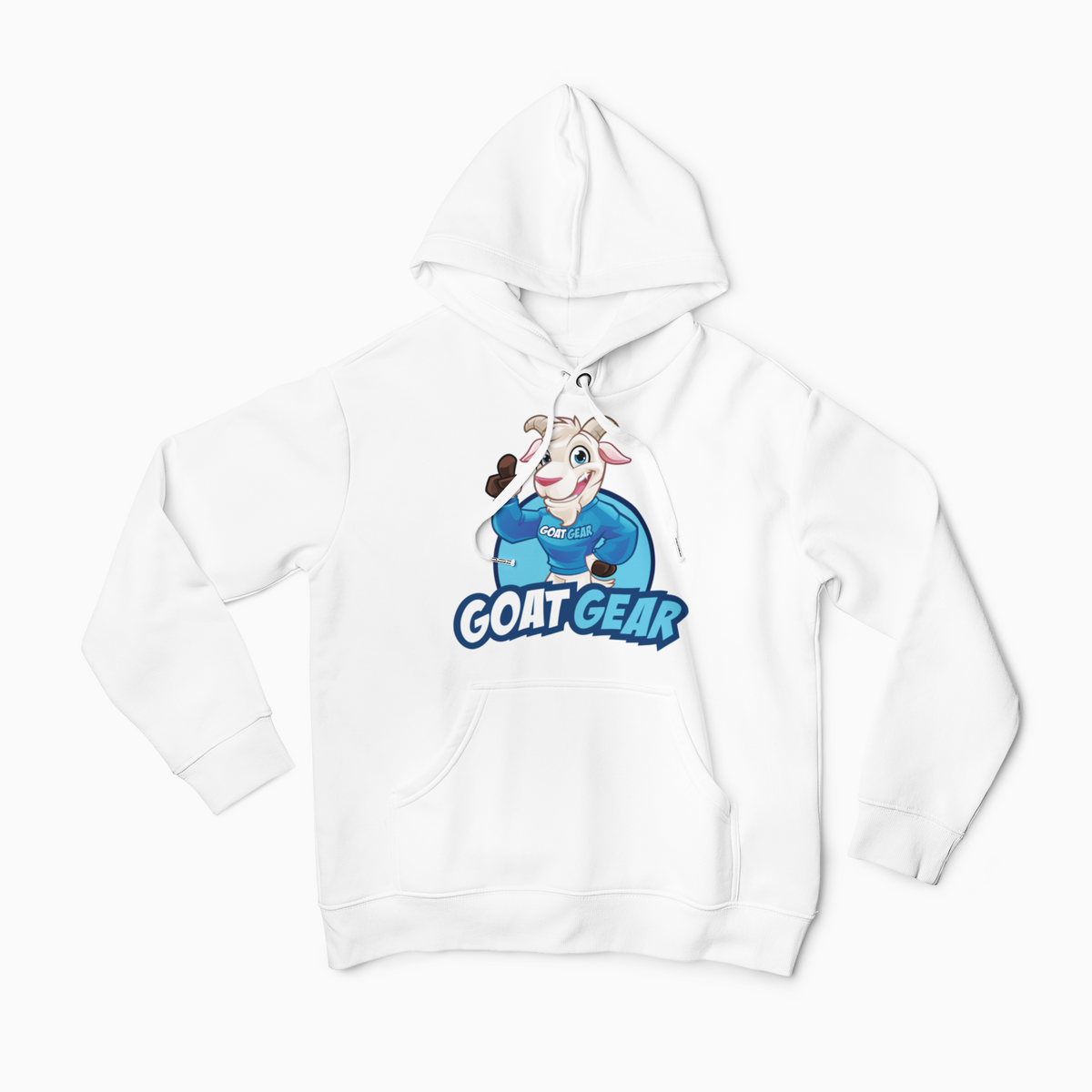 GOAT GEAR Hoodie Sweatshirt- Blue goat